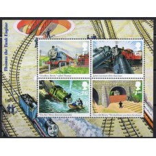 GRBB085M-BLOCO DESENHO ANIMADO - THOMAS O PEQUENO TREM - GRÃ-BRETANHA - 2011 - MINT