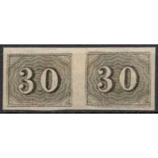 IM0013NP.02-PAR SELO VERTICAL, 30 RÉIS - 1850 - N