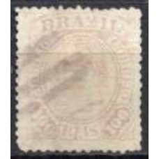 IM0059U.05-SELO DOM PEDRO II FUNDO LINHADO - 1883 - U