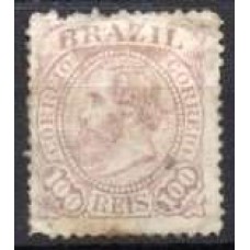 IM0059U.07-SELO DOM PEDRO II FUNDO LINHADO - 1883 - U