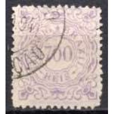 IM0068U.05-SELO CIFRA, 700 RÉIS - 1888 - U