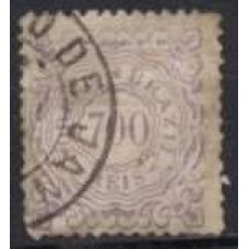 IM0068U.07-SELO CIFRA, 700 RÉIS - 1888 - U
