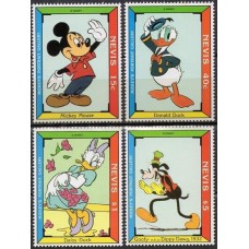 NEV0667N-SÉRIE GALERIA DE RETRATOS DA FAMÍLIA DO MICKEY I - NÉVIS - 1992 - N