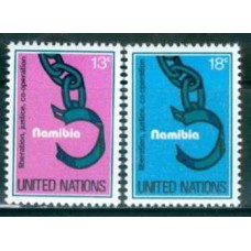 ONN0288N-SÉRIE NAMÍBIA: LIBERTAÇÃO, JUSTIÇA E COOPERAÇÃO - ONU NOVA IORQUE - 1978 - N