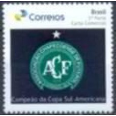 PB0023M-SELO PERSONALIZADO NOVA LOGO ECT, CHAPECOENSE - 2017 - MINT
