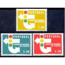 POR0955M-SÉRIE 1º CONGRESSO NACIONAL DA CIRCULAÇÃO RODOVIÁRIA - PORTUGAL - 1965 - MINT