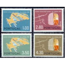 POR1017N-SÉRIE NOVO ESTALEIRO NAVAL DE LISBOA - PORTUGAL - 1967 - N