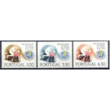 POR1038N-SÉRIE 20º ANIVERSÁRIO DA ORGANIZAÇÃO MUNDIAL DA SAÚDE - PORTUGAL - 1968 - N