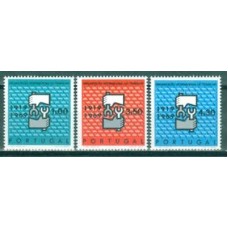 POR1057N-SÉRIE CINQUENTENÁRIO DA ORGANIZAÇÃO INTERNACIONAL DO TRABALHO - PORTUGAL  - 1969 - N