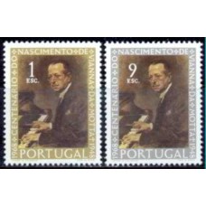 POR1063N-SÉRIE CENTENÁRIO DE NASCIMENTO DO PIANISTA VIANNA DA MOTTA - PORTUGAL - 1969 - N
