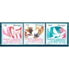 POR1255M-SÉRIE 1º ANIVERSÁRIO DO MOVIMENTO DE 25 DE ABRIL DE 1974 - PORTUGAL - 1975 - MINT