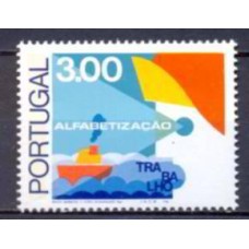 POR1303MA-SELO ALFABETIZAÇÃO DENTEAÇÃO 13,5, MAR - PORTUGAL - 1976 - MINT