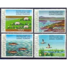 POR1315M-SÉRIE PROTEÇÃO ÀS ZONAS ÚMIDAS - PORTUGAL - 1976 - MINT