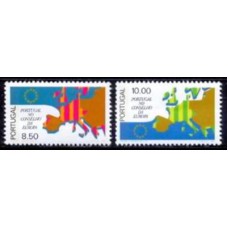 POR1328M-SÉRIE ENTRADA DE PORTUGAL NO CONSELHO DA EUROPA - PORTUGAL - 1977 - MINT