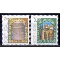 POR1385M-SÉRIE 19º CENTENÁRIO DO MUNICÍPIO DE CHAVES - PORTUGAL - 1978 - MINT