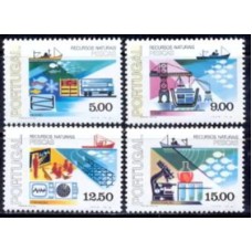 POR1393M-SÉRIE RECURSOS NATURAIS - PESCA - PORTUGAL - 1978 - MINT