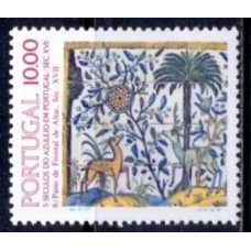 POR1547N-SELO 5 SÉCULOS DO AZULEJO EM PORTUGAL VI - PORTUGAL - 1982 - N