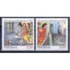 POR1588M-SÉRIE 6º CENTENÁRIO DA REVOLUÇÃO DE 1383 - PORTUGAL - 1983 - MINT