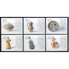POR1873N-SÉRIE FAIANÇAS PORTUGUESAS III - PORTUGAL - 1992 - N