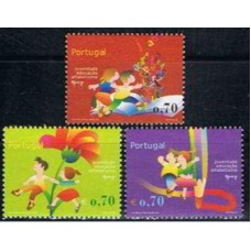 POR2556M-SÉRIE UPAEP - JUVENTUDE, EDUCAÇÃO E ALFABETISMO - PORTUGAL - 2002 - MINT