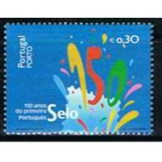 POR2707M-SELO 150 ANOS DO 1º SELO PORTUGUÊS - EXPOSIÇÃO ITINERÁRIA SOBRE TÉCNICAS DE IMPRESSÃO DE SELOS NO PORTO - PORTUGAL - 2003 - MINT