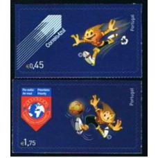 POR2742M-SÉRIE CAMPEONATO EUROPEU DE FUTEBOL UEFA 2004 - MASCOTE - PORTUGAL - 2004 - MINT