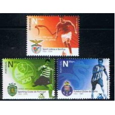 POR3001M-SÉRIE CENTENÁRIO DE CLUBES DE FUTEBOL PORTUGUESES - PORTUGAL - 2005 - MINT