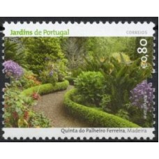 POR3930M-SELO JARDINS DE PORTUGAL, 0,80E - PORTUGAL - 2014 - MINT