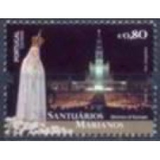 POR4111M-SELO SANTUÁRIOS MARIANOS - SANTUÁRIO DE FÁTIMA - PORTUGAL - 2016 - MINT