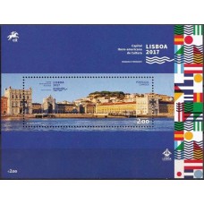 POR4204MF-BLOCO LISBOA CAPITAL IBERO-AMERICANA DE CULTURA - PORTUGAL - 2017 - MINT
