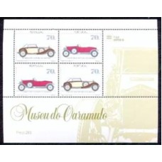 PORB082M-BLOCO MUSEU DO AUTOMÓVEL CARAMULO - PORTUGAL - 1991 - MINT