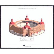 PORB093N-BLOCO CENTENÁRIO DA PRAÇA DE TOUROS DE CAMPO PEQUENO - PORTUGAL - 1992 - N