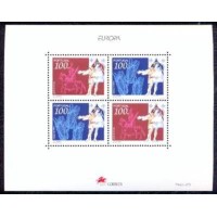 PORB101N-BLOCO SÉRIE EUROPA - A EUROPA E AS DESCOBERTAS - PORTUGAL - 1994 - N