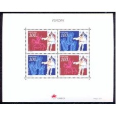 PORB101N-BLOCO SÉRIE EUROPA - A EUROPA E AS DESCOBERTAS - PORTUGAL - 1994 - N