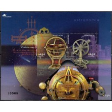 PORB180M-BLOCO ASTRONOMIA - PORTUGAL - 2002 - MINT
