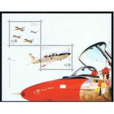 PORB182M-BLOCO 50 ANOS DA FORÇA AÉREA PORTUGUESA - PORTUGAL - 2002 - MINT