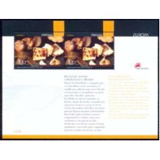 PORB215N-BLOCO SÉRIE EUROPA - GASTRONOMIA - PORTUGAL - 2005 - N