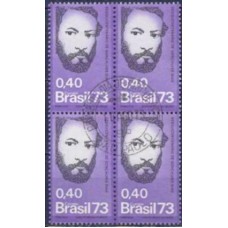 QC0796.02-QUADRA 150 ANOS DO NASCIMENTO DE ANTONIO GONÇALVES DIAS - 1973 - CPD SÃO PAULO
