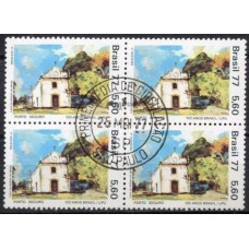 QC0986.02-QUADRA CENTENÁRIO DA FILIAÇÃO DO BRASIL À UPU, 5,60 - 1977 - CPD SÃO PAULO