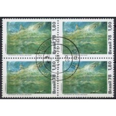 QC1045.28A-QUADRA CENTENÁRIO DE NASCIMENTO DO PINTOR HELIOS SEELINGER - 1978 - CPD SÃO PAULO