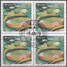 QC1091.16-QUADRA PROTEÇÃO À NATUREZA - PARQUE NACIONAL DA AMAZÔNIA, VITÓRIA RÉGIA - 1979 - CPD MANAUS