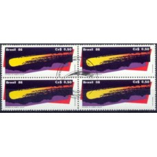 QC1507.01-QUADRA RETORNO DO COMETA HALLEY - 1986 - CBC RIO DE JANEIRO