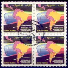 QC2046.01-QUADRA INTEGRAÇÃO DO MERCOSUL PELAS COMUNICAÇÕES - 25 ANOS DA TELEBRÁS - 1997 - CBC FOZ DO IGUAÇU