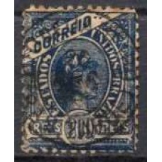 RE0098U.02-SELO MADRUGADA REPUBLICANA NOVAS CORES, 200 RÉIS SEM LINHA - 1900 - U
