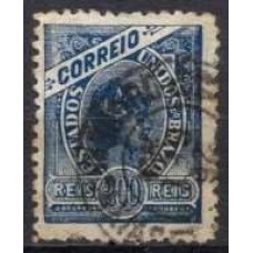 RE0103U.02-SELO MADRUGADA REPUBLICANA - MARGENS GRANDES ENTRE OS SELOS, 200 RÉIS - 1902/05 - U