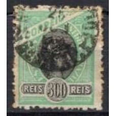 RE0104U.03-SELO MADRUGADA REPUBLICANA - MARGENS GRANDES ENTRE OS SELOS, 300 RÉIS - 1902/05 - U