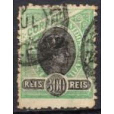 RE0112U.02-SELO MADRUGADA REPUBLICANA - FILIGRANA INDISTINTA, 300 RÉIS - 1905/06 - U