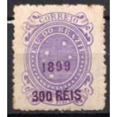 RE0131N.03-SELO CRUZEIRO DO SUL, 300 SOBRE 200 RÉIS - 1899 - N