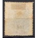 RE0132U.01-SELO CRUZEIRO DO SUL, 500 SOBRE 300 RÉIS VIOLETA CINZA - 1899 - U