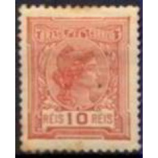 RE0154N-SELO ALEGORIAS REPUBLICANAS E INSTRUÇÃO, 10 RÉIS - 1918 - N